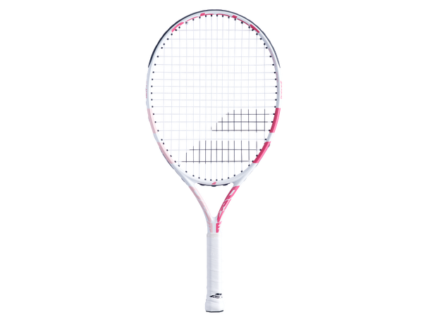 Babolat Drive JR 23 Hvit/Rosa Tennisracket Barn, høyde ca 125 cm